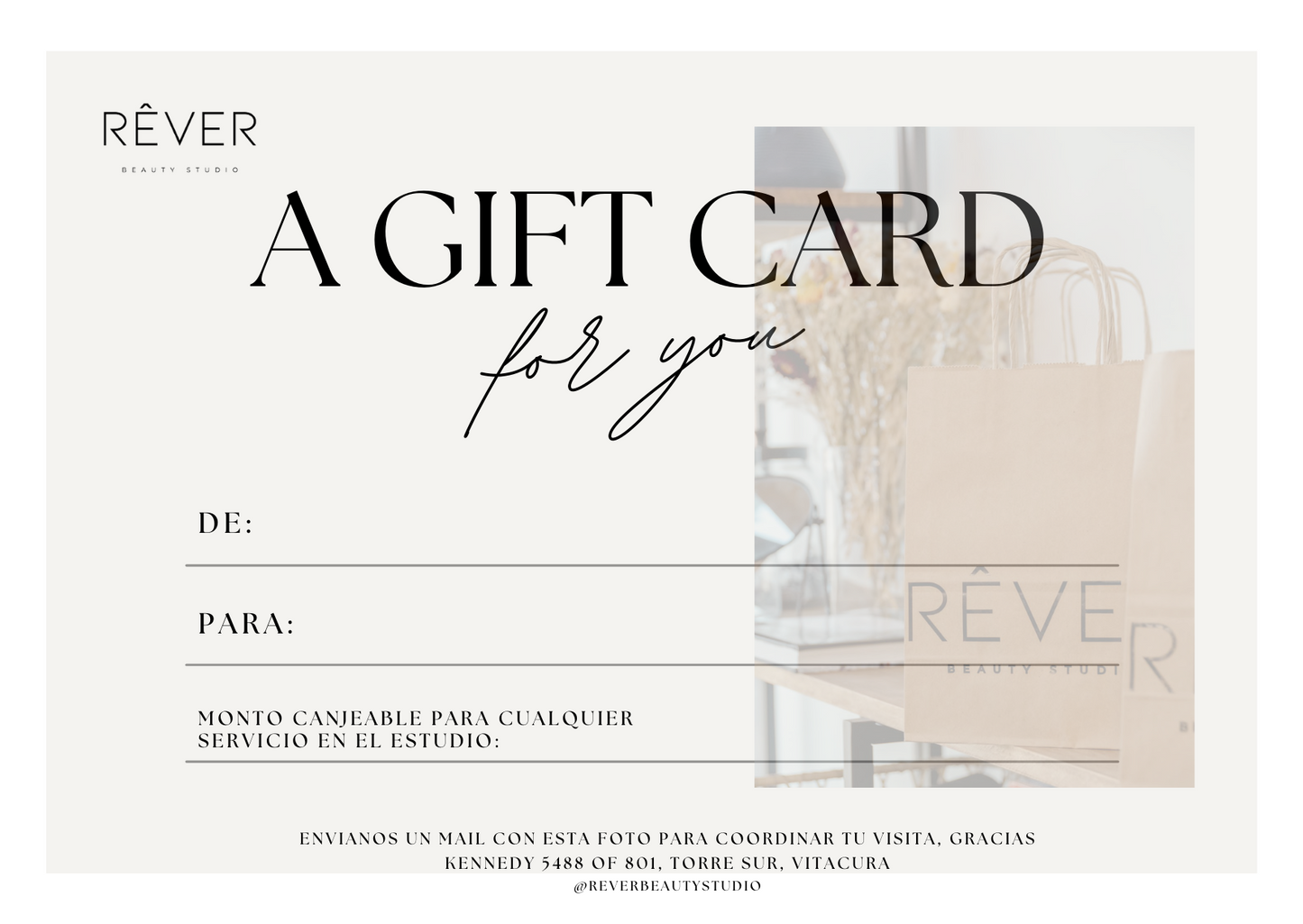 REVER GIFT CARD